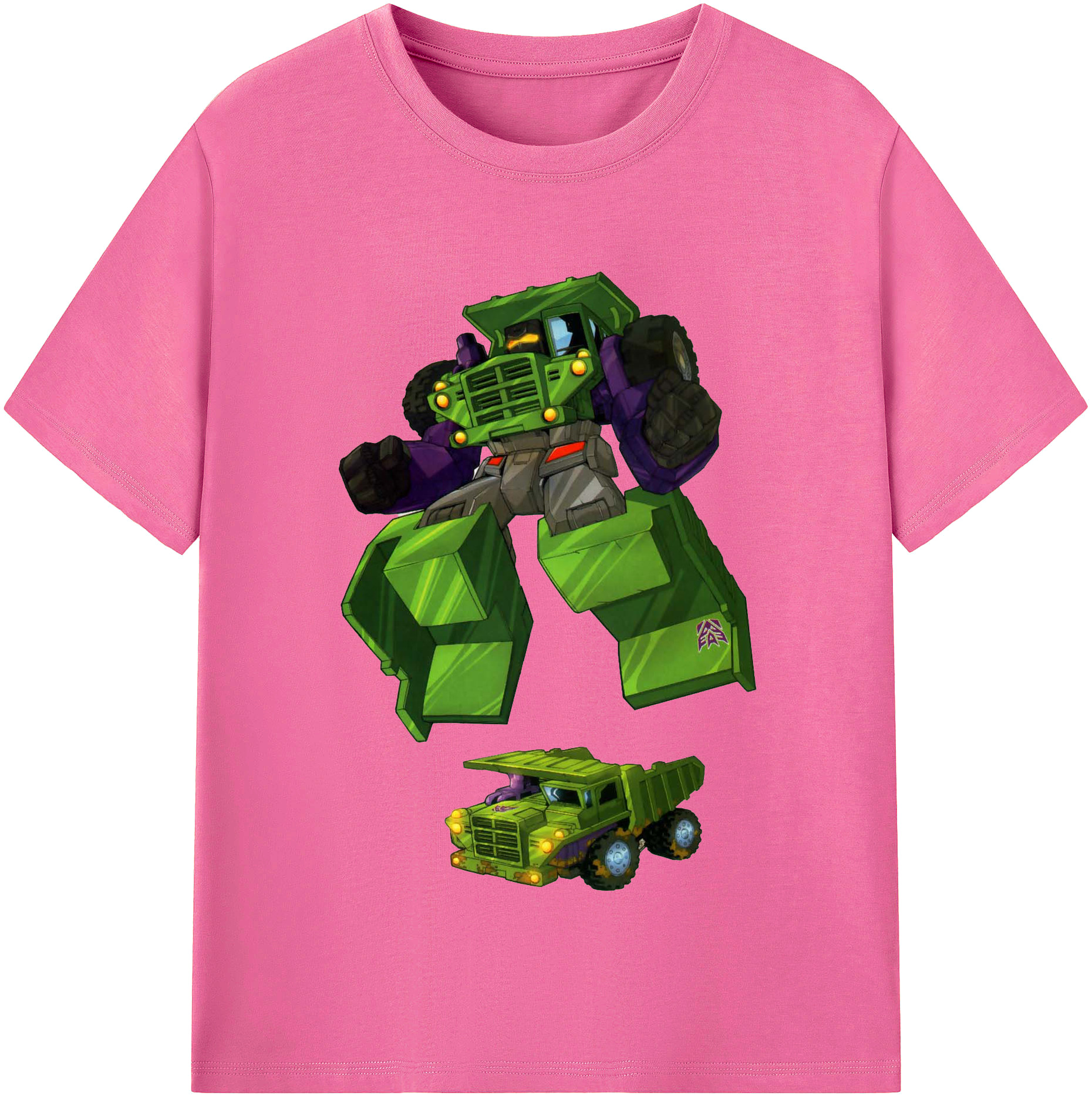 （画像用）  レディースカジュアルプリントTシャツ（綿100％）